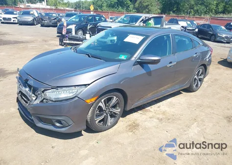 2016 Honda Civic Touring z USA, uszkodzony, nr VIN 2HGFC1F92GH651893